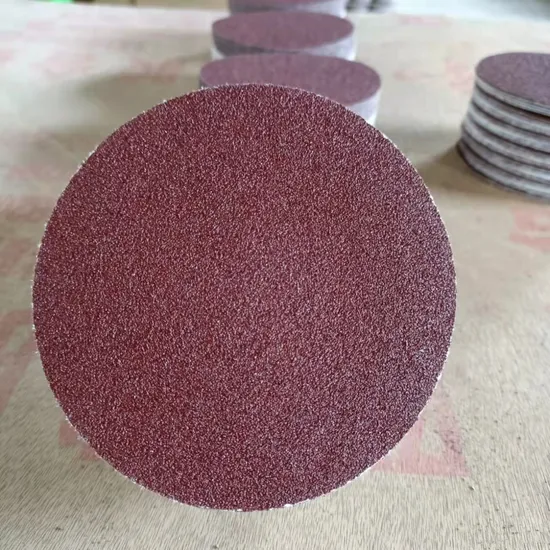 5 Löcher Haken und Schleife Aluminiumoxid Maus Form Schleifscheiben für Holz