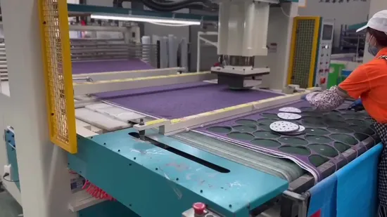 6 Zoll 150 mm Schleifscheiben Klettverschluss 15 Loch P400 80 P600 800 1000 1500 Körnung Verschiedene Schleifpapiere mit Interface-Pad, Lila Rot Exzenterschleifer Schleifpapier