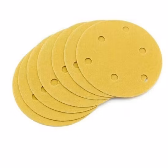 Mutil Loch 6 Löcher 8 Löcher Schleif Polieren Gelb Gold Schleifen Disc