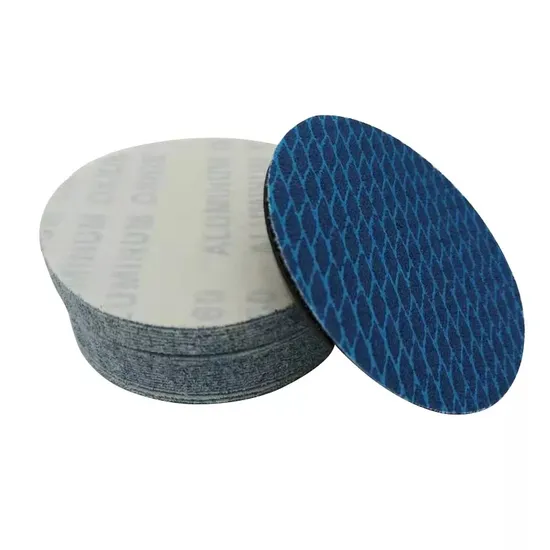 5 Zoll Fabrik Großhandel langlebige Schleifscheibe rund Aluminiumoxid blau Vlecro Schleifscheibe