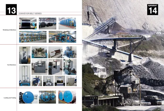 Ep-Gummi-Förderband für Kohlebergwerkssand, Kies, Getreiderohstoffe und Stahlprodukte